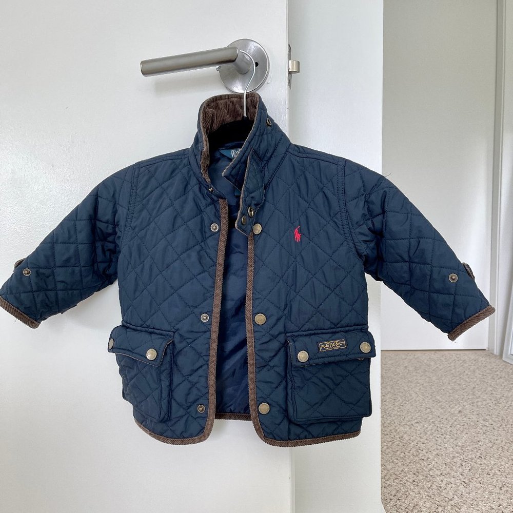 Polo by Ralph Lauren Quilted Winter Jacket boys sz 18m